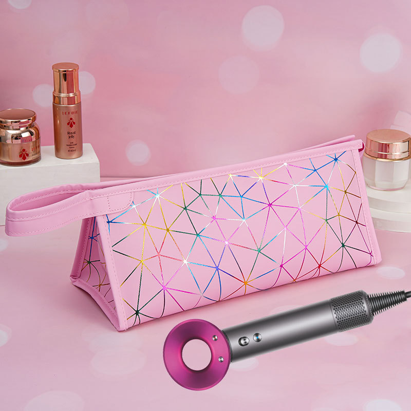 Spot bolsa de almacenamiento de secador de pelo al por mayor, secador de pelo impermeable, juego de varilla rizadora, bolsa de almacenamiento portátil de moda, bolsa de acabado