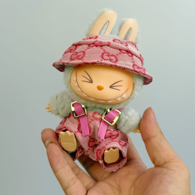 ラブブベビー服、座りパーティー、ベビー服、第一世代と第二世代のラブブビニールペンダント服、ぬいぐるみ、キュートで超かわいい|undefined