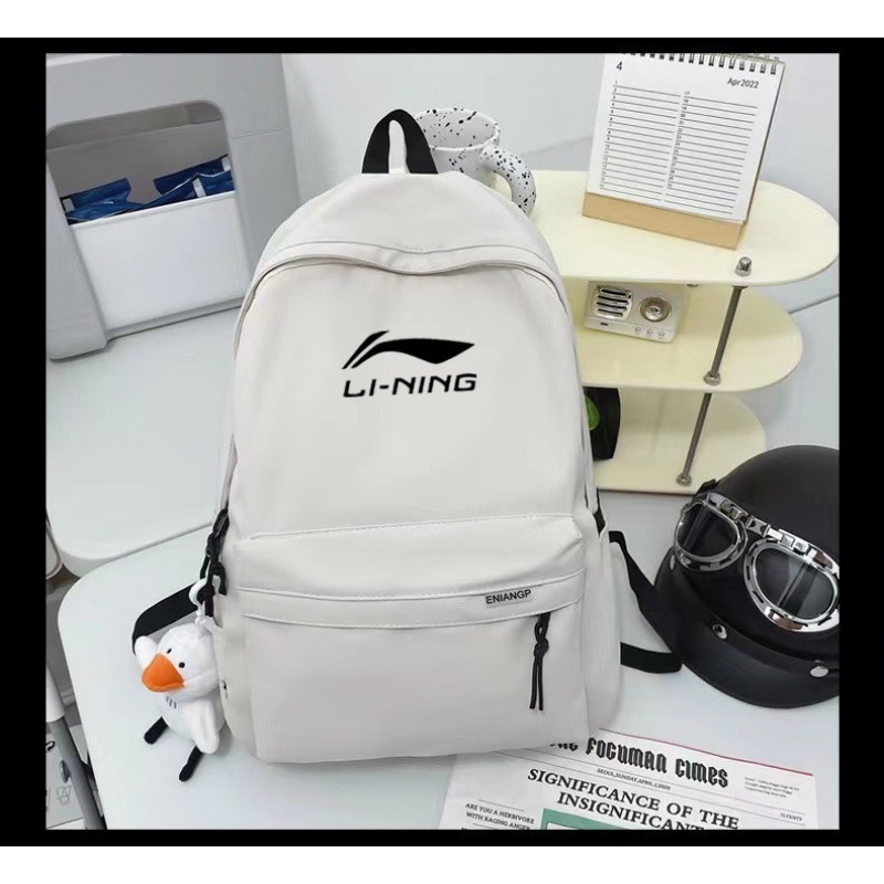 Li Ning バックパック メンズバッグ 中学生 高校生 大学生 スクールバッグ レディース 大容量 カジュアル 旅行 パソコンリュック|undefined