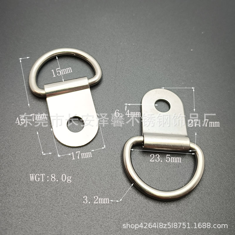 不锈钢拉环集装厢地板钩捆绑固定拉环越野车卧环货物绳索内嵌式货