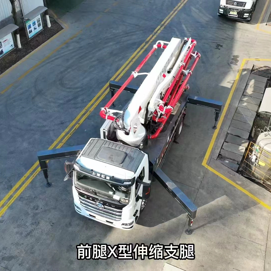32米泵车 带搅拌罐的天泵 混凝土泵车 吊臂20到25米泵车 搅拌泵车