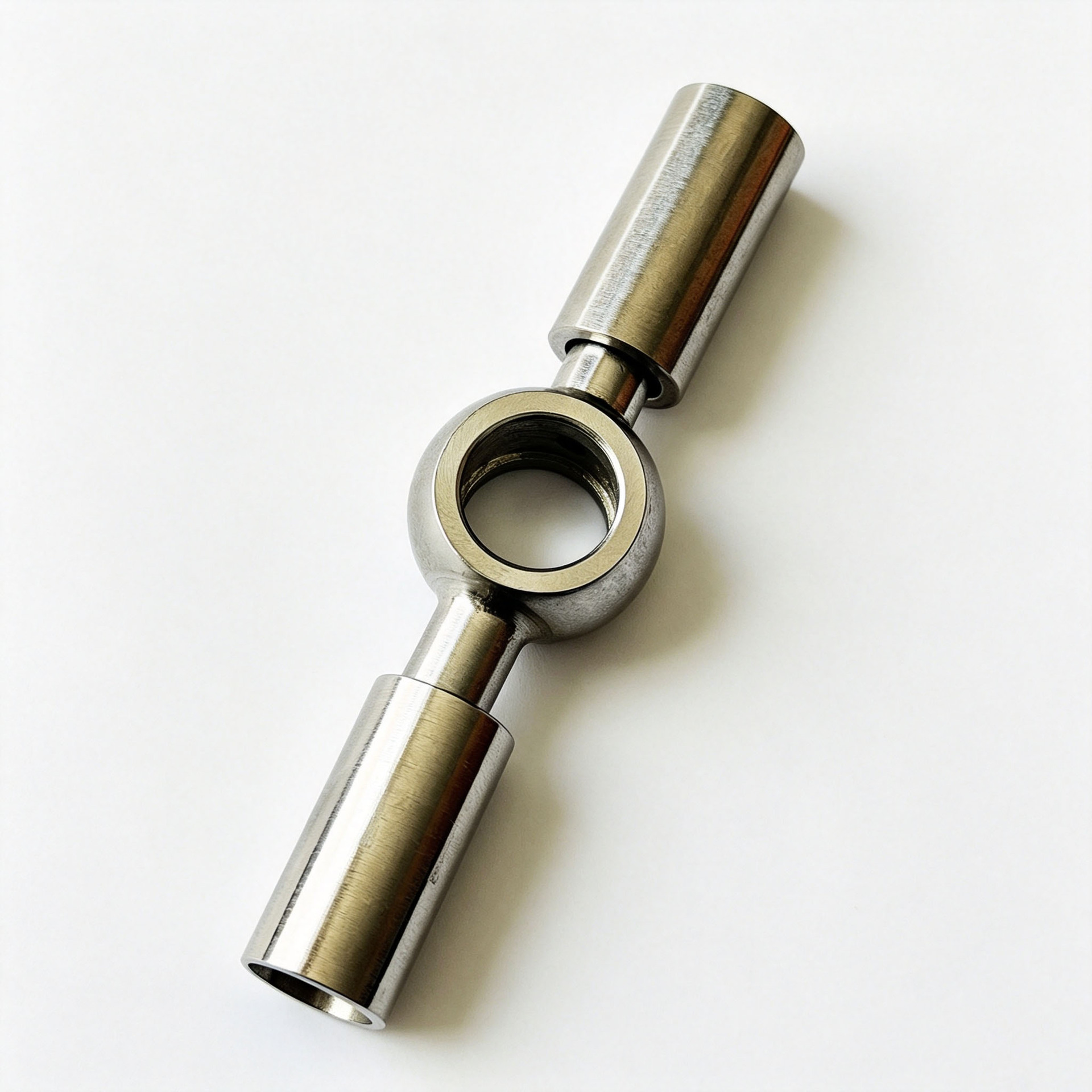 M10 stainless steel double banjo fitting with ball head, hollow screw joint, return oil pipe, banjo oil pipe accessories