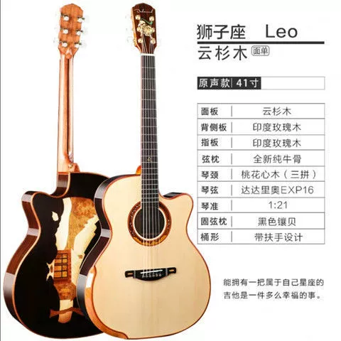 Guitar, zodiac signs handmade