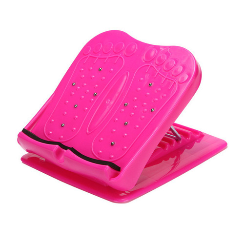 Indoor fitness stretching board with magnetic inclined step for leg stretching, yoga, foldable joint corrector