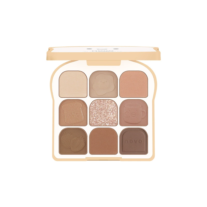 Matte waterproof eyeshadow palette, eye shadow, long-term effect, earth tones