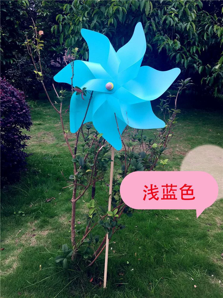 Colorful travel plastic windmill toy for camping
