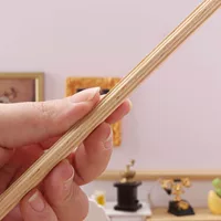 Миниатюрная игрушка для еды, деревянная линия, аксессуары 30 см, мини-модель, линия талии, плинтус, линия стены, аксессуары для украшения
