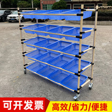 仓库配货拣货车精益管周转车快递物流多功能手推车电商分拣车