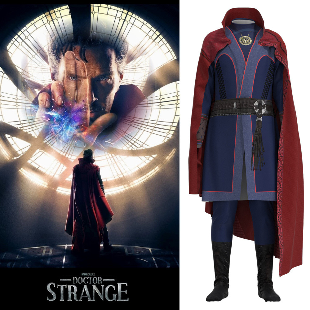 萬聖節漫威電影奇異博士Cos Doctor Strange 史蒂芬 cosplay服飾