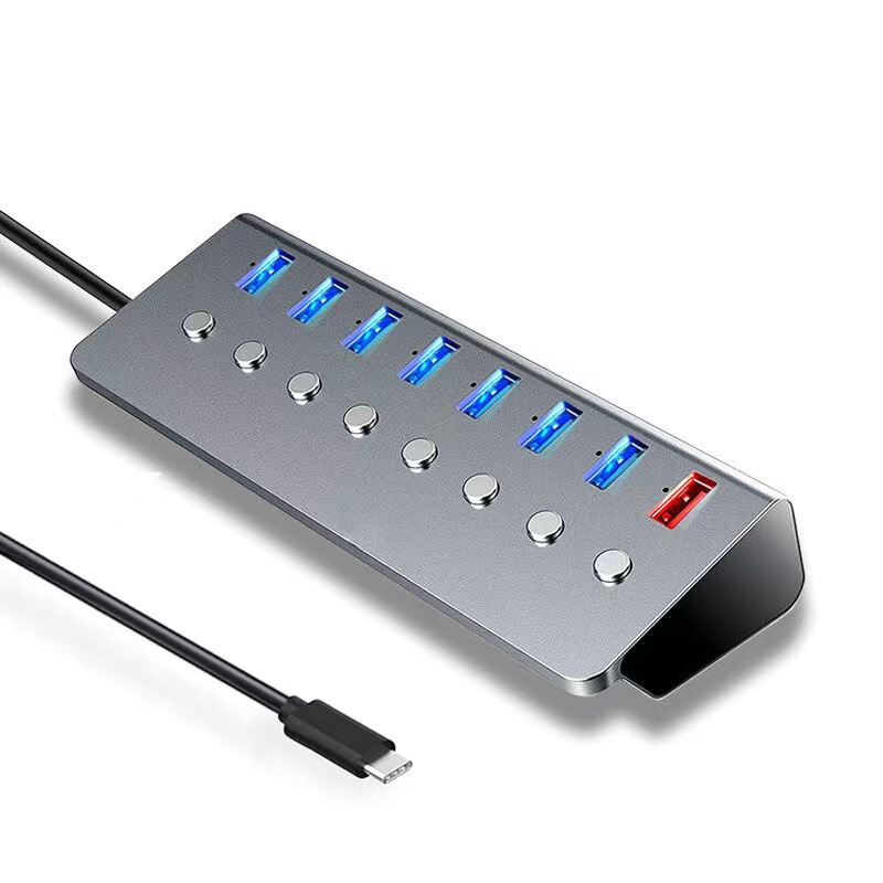 クロスボーダーusb3530ポート拡張ドック一牽引八拡張器独立スイッチhub集線コンピュータ工業拡張ドック|undefined
