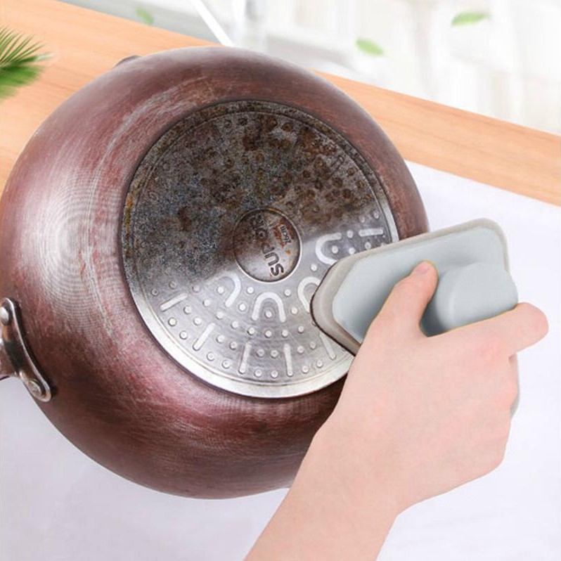 Brush Cleaning Brush Emery Decontamination Bath Brush Tile Brush Kitchen Stove Brush Pot Dishes Sink Sponge Wipe
