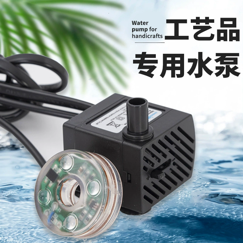 Небольшой водяной насос Jingnoo 3 Вт аквариум Водяной насос лампа ремесло аквариум рыбный пруд насосная подмена воды бесшумный фильтр-насос