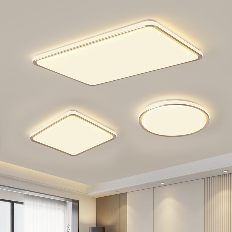 Modern Simple Ultra-thin Ceiling Light Rectangular Nordic Indoor Lighting Fixtures Room Bedroom Lights Led Living Room Lights