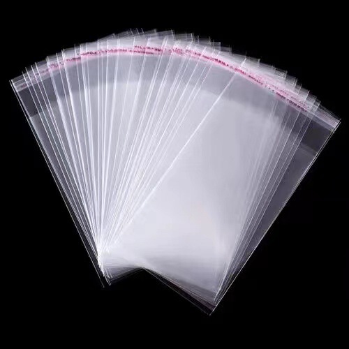 In-Stock Opp Self-Adhesive Bags, Transparent Plastic Christmas Eve Apple Packaging Bags, Self-Adhesive Transparent Self-Sealing Packing Bags
