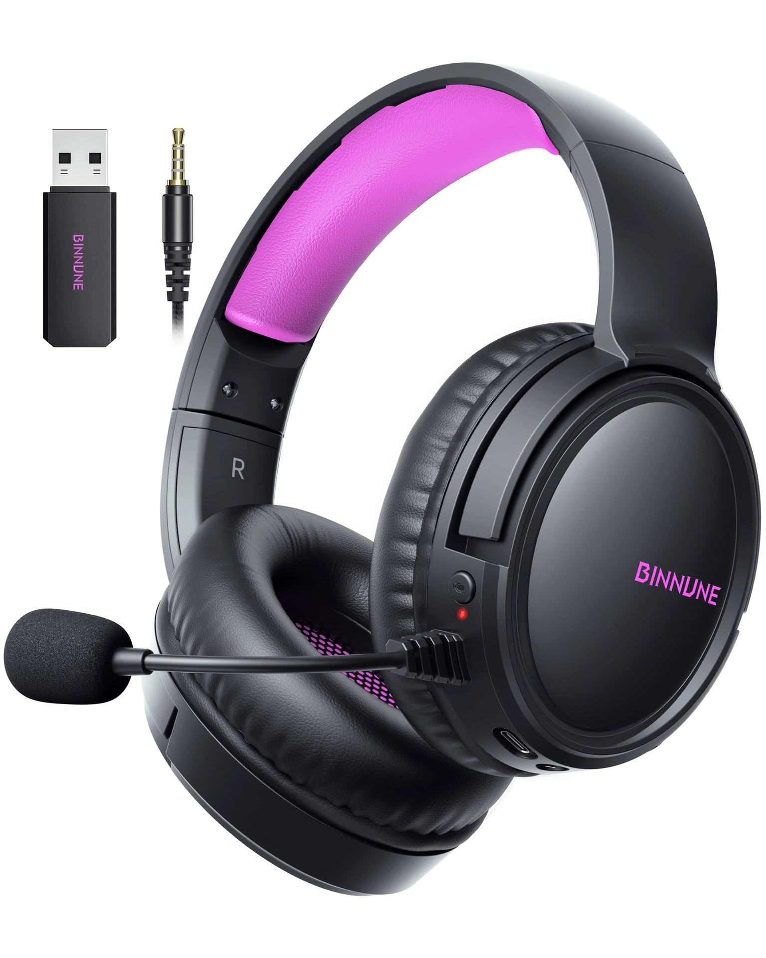 Беспроводные игровые наушники BINNUNE BW02 — стереозвуковая коллекционная подача 2.4G Bluetooth двойной режим PS4 Xbox