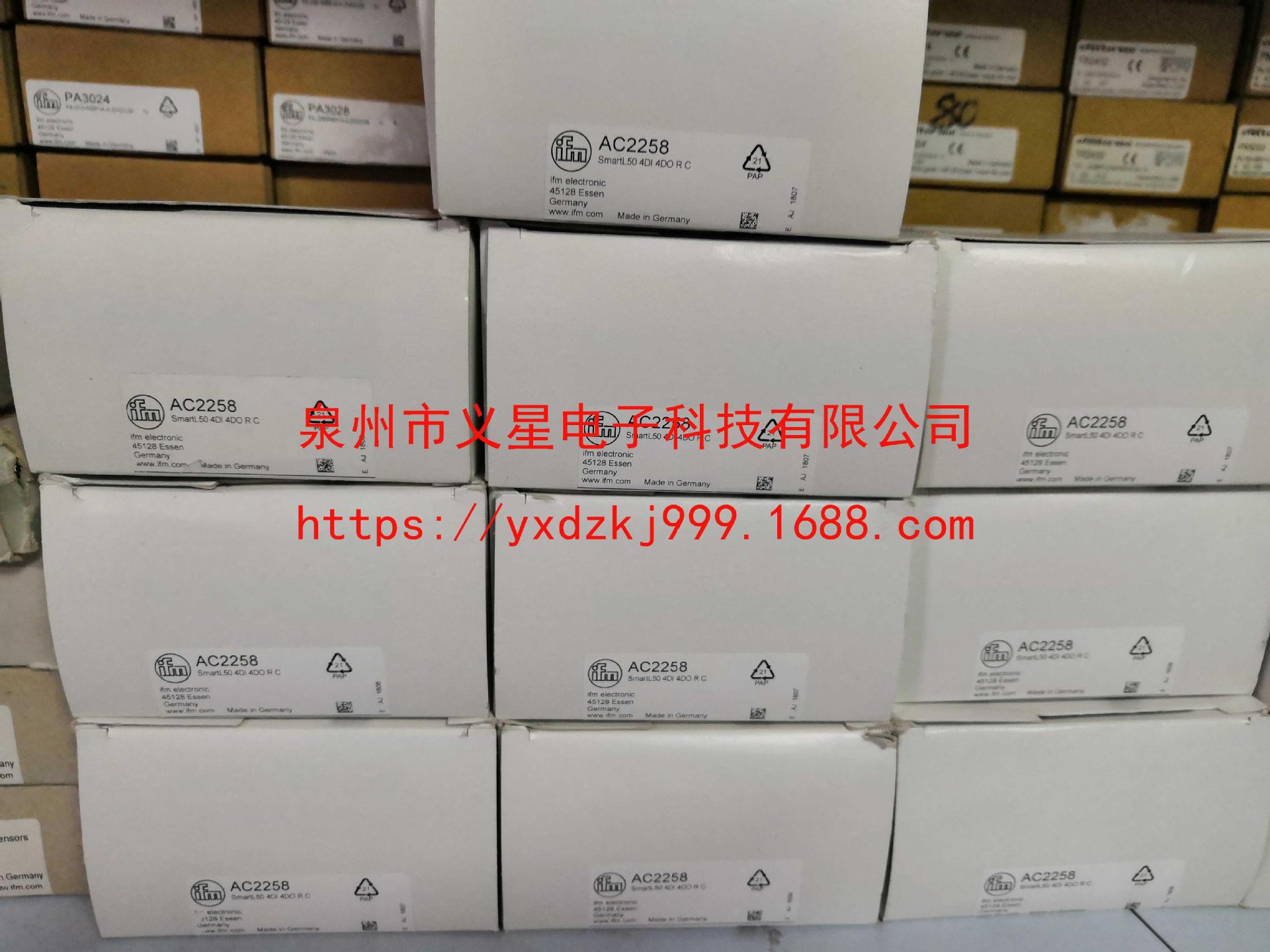假一罚十原装IFM AC2258传感器模块现货28个