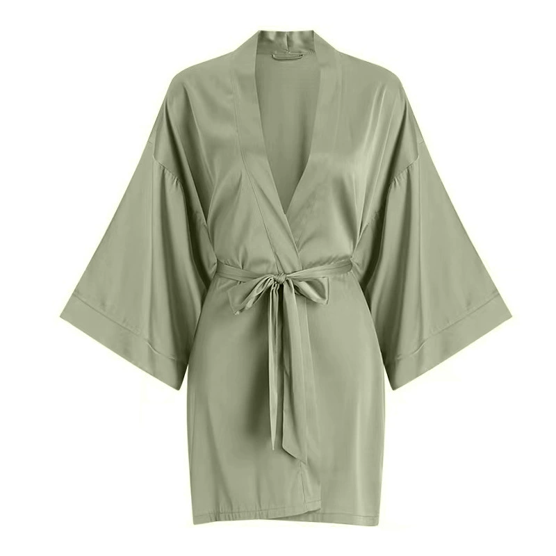 Meishilan bathrobe without suspension single -piece bathrobe 169