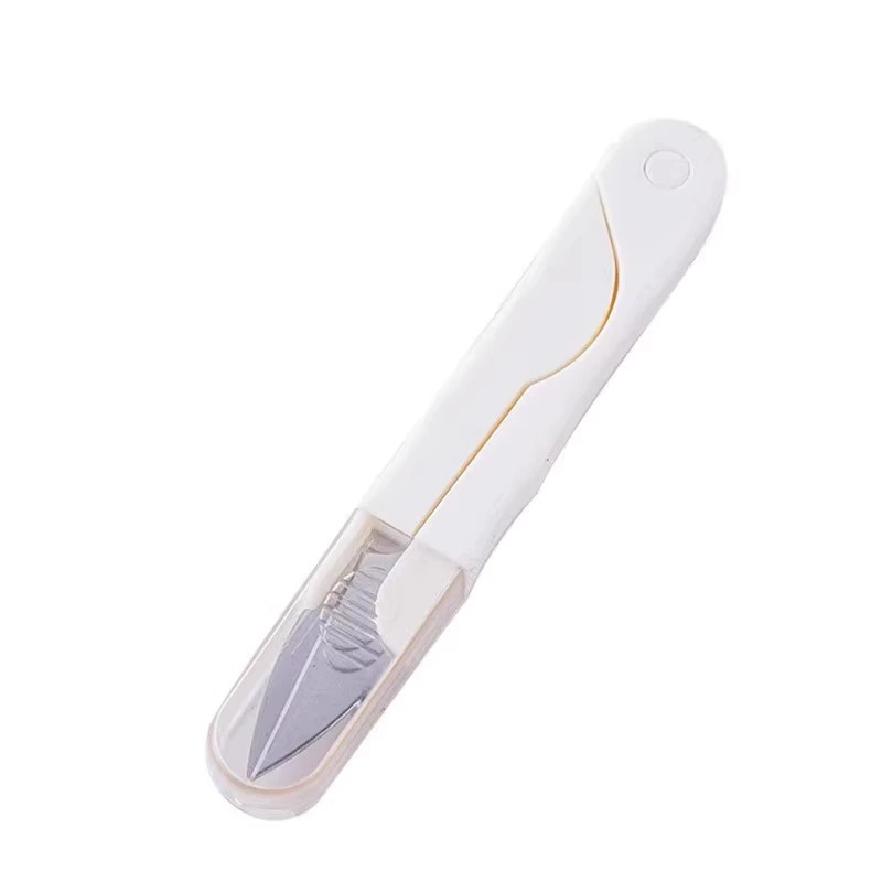 Small scissors for cutting threads, tailor-made cross-stitch u-shaped scissors, household sewing handmade yarn scissors, spring scissors
