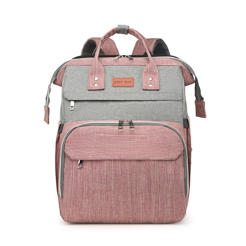 Nueva mochila de hombro de gran capacidad Baoma fuera de la bolsa de madre y bebé mochila de parto impermeable cama plegable bolsa de mamá