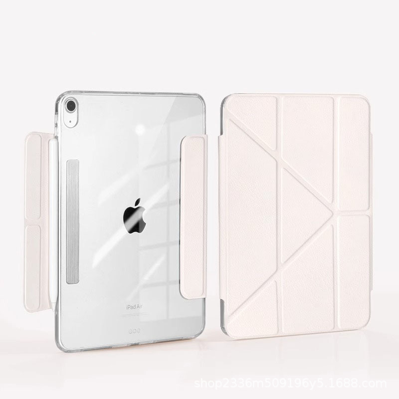 Suitable for ipadAir5 flat protective cover Y-folding multi-angle support pro11 inch pen slot 12.9 tenth generation 10.2