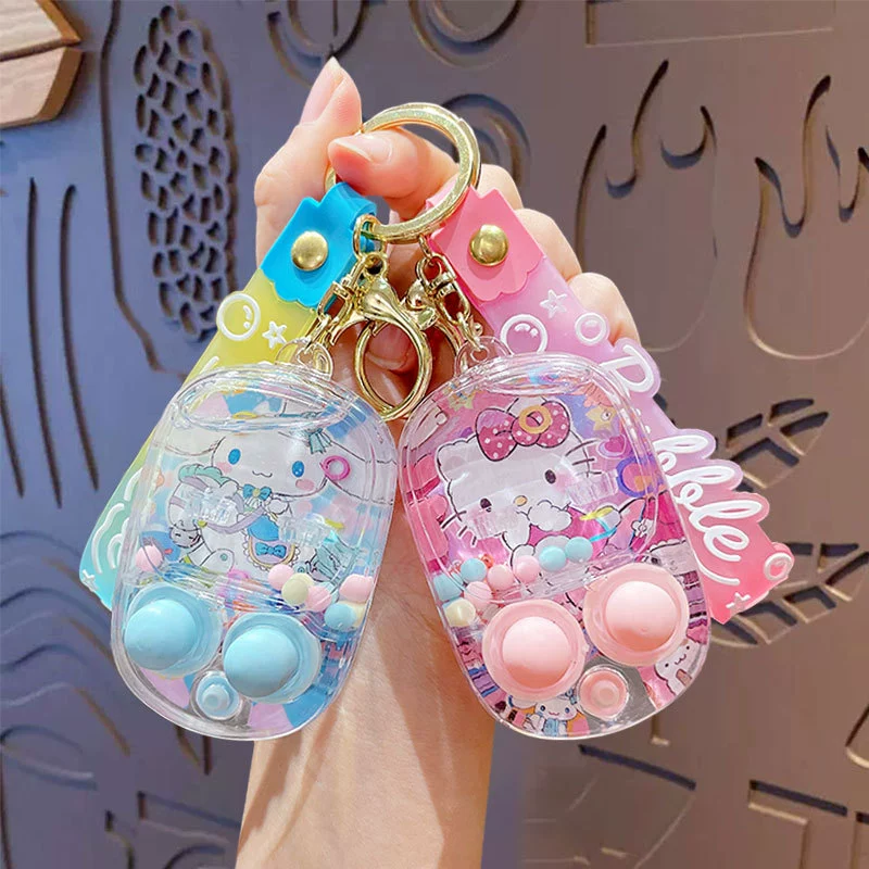 Sanrio, креативная игровая консоль, cartoon брелок, сумка-ключница, кулон, антистресс, оптом