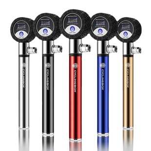 High-Pressure Aluminum Alloy Pump Lcd Digital Display Pump Household Mini Portable Inflatable Pump with Air Pressure Gauge Wholesale