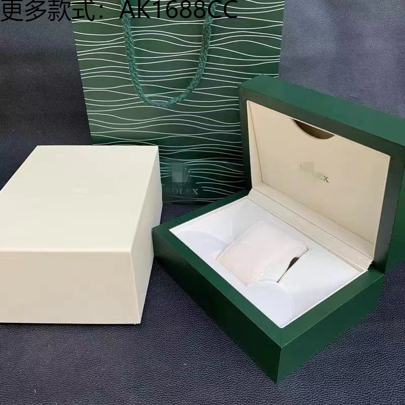 Original Watch Box, Watch Case, Green Submariner, Black Submariner, Rolex Packaging Box, Wave Pattern Gift Packaging, Wholesale