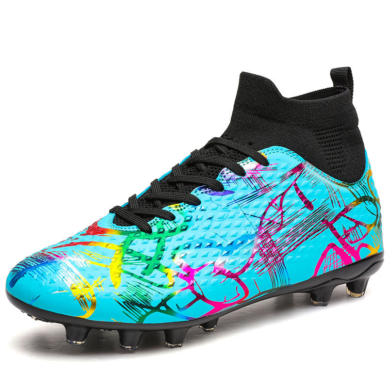 Zapatos de fútbol de alto nivel para hombres 2024 otoño nuevos zapatos deportivos antideslizantes juveniles entrenamiento transfronterizo de clavos largos