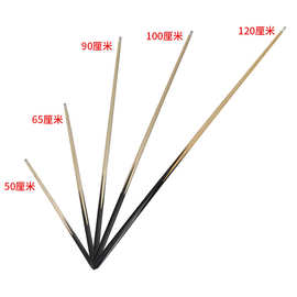 非严选48cm儿童台球杆短杆大头桌球杆白木黑8球杆九球球杆拍