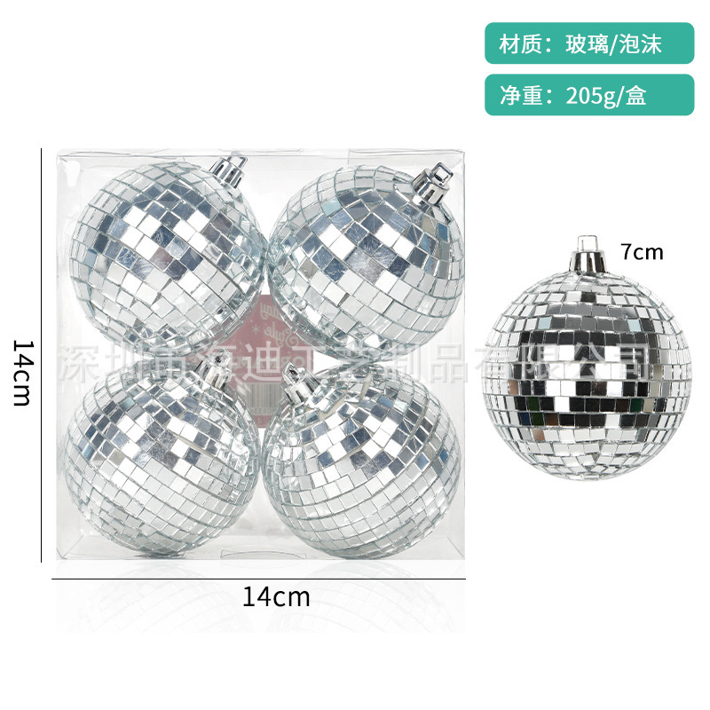 Espejo de vidrio de bar de boda ktvdisco discoteca iluminación de escenario bola láser oro plata bola reflectante roja