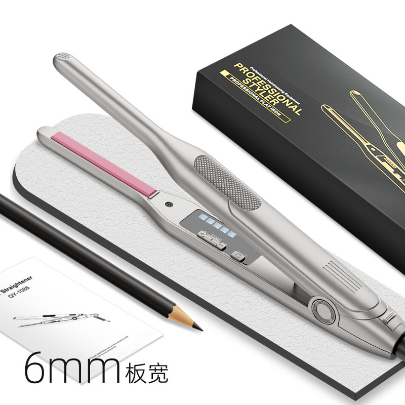 Cross-Border Mini Hair Straightener 6mm Curling Iron Straightening and Curling 2-in-1 Hair Styler Flat Iron Dropshipping Cross-Border Mini Hair Straightener 6mm Curling Iron Straightening and Curling 2-in-1 Hair Styler Flat Iron Dropshipping