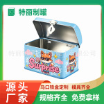 源头厂家定制马口铁爆款邮箱锁扣盲盒包装罐潮玩玩具手办礼品盒