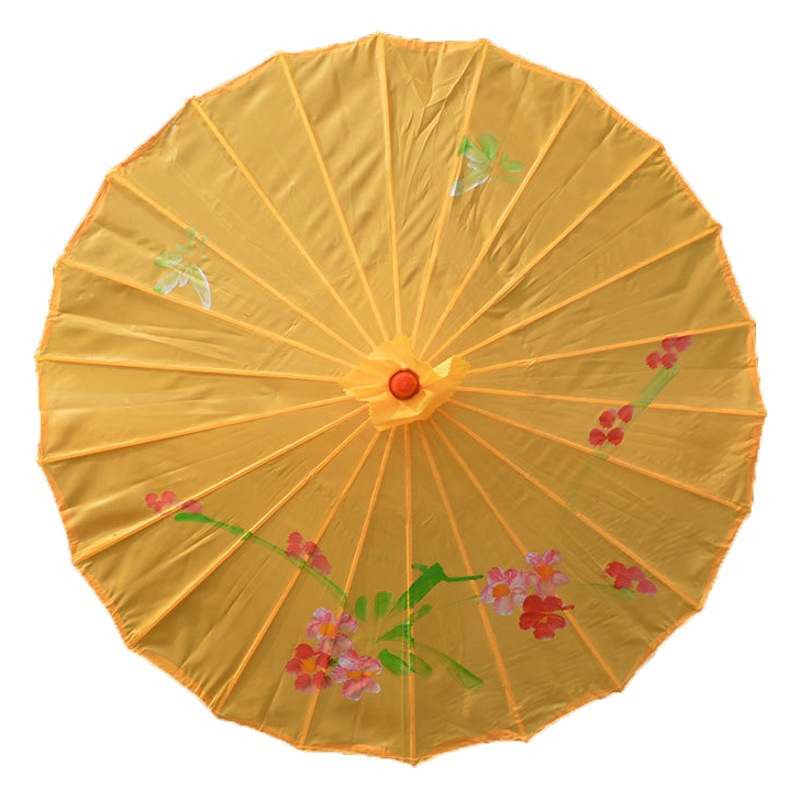 Factory Direct Supply Silk Umbrella Dance Craft Umbrella Performance Antique Umbrella Ceiling Decorative Umbrella Walking Umbrella Cross-border Hot Mining Umbrella
