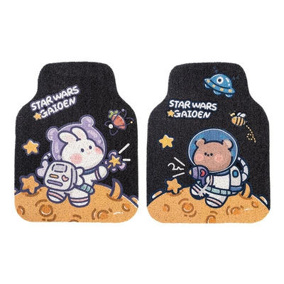 floor protection mat car mat, Avtomobil döşəmə paspasları - astronaut-couple-front-two-front-row-size-495645-rear-row-size-diameter-495