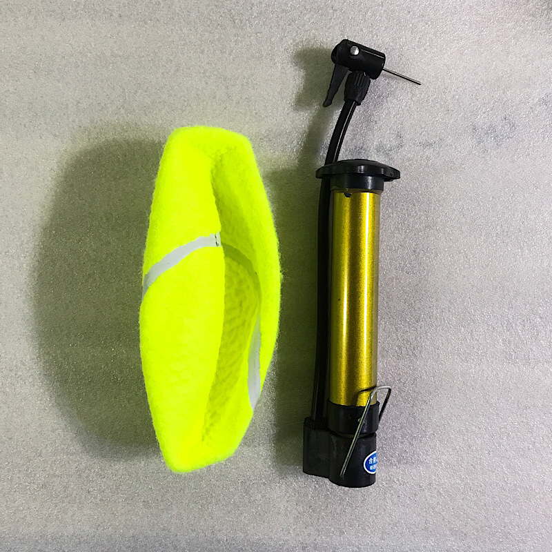 자체 팽창을 위한 대형 테니스 공 15.5CM 공기 펌프