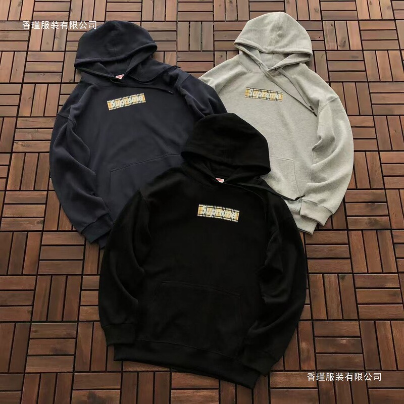 High-quality in-stock hooded sweatshirt Supreme 25FW Box Logo embroidered Bogo classic pullover sweatshirt High-quality in-stock hooded sweatshirt Supreme 25FW Box Logo embroidered Bogo classic pullover sweatshirt