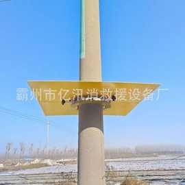 快装式绝缘杆顶挡板圆形电杆高压挡板1米带电电力检修防护板