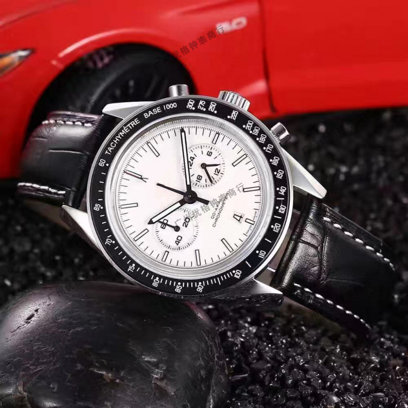 European and American Moon Landing Series Om Multifunctional Automatic Mechanical Steel Strap Leather Strap Calendar Men's Watch European and American Moon Landing Series Om Multifunctional Automatic Mechanical Steel Strap Leather Strap Calendar Men's Watch