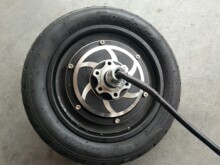 新品10寸真空胎無刷輪鼓電機36V500W小電動自行車 滑板車小電摩車