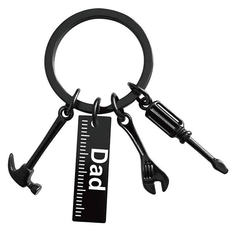 1 Piece Quantity Simple Style Letter Hammer Metal Men's Bag Pendant Keychain