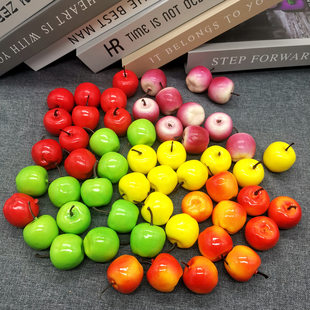 Simulation mini fruit model Xiaogan Xiaoqing apple red apple decorative fake vegetable model decorative shooting