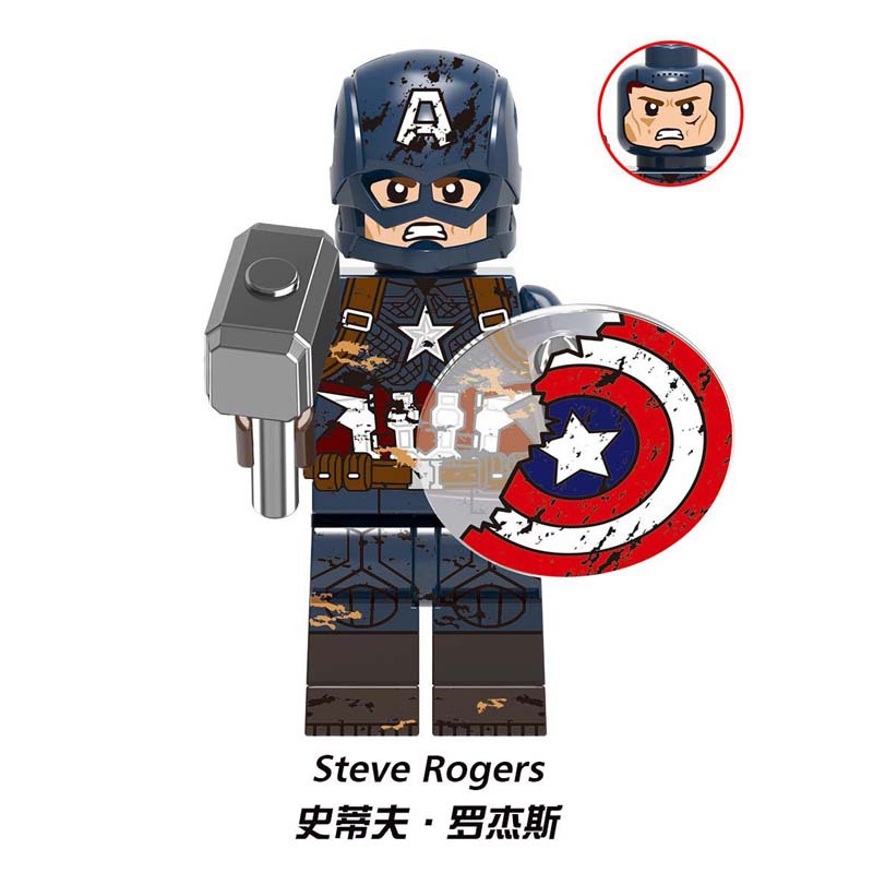 [One Piece on behalf of hair] Xinhong X1387 Superhero Team US Assembled Building Blocks Toy Bag