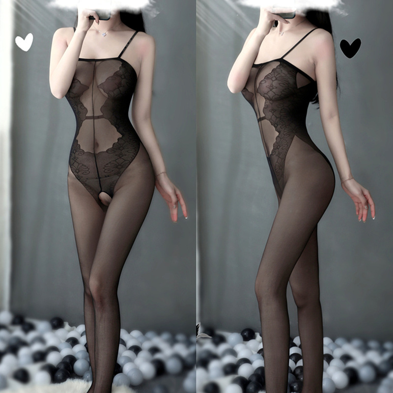 Sexy Lingerie, Sexy Suspenders, Stockings, Stockings, Open Crotch, No Need to Take Off, One-Piece Temptation, Sexy Bodysuit for Women