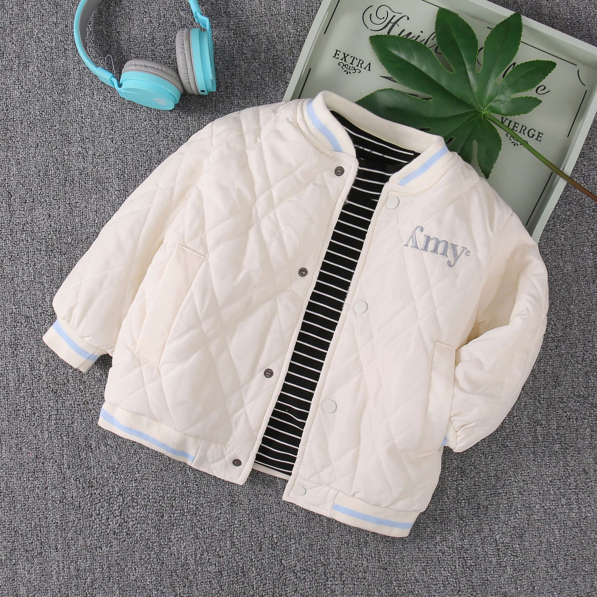 Capa de algodón para niños, chaqueta de invierno, chaqueta de lana, uniformes escolares para niños y niñas, chaqueta de béisbol caliente