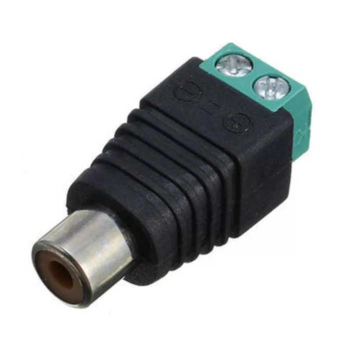 Мониторинг сварки RCA Lotus разъем аудио видео Wir Detcking и продление AV проводки клеммный 2-жильный провод давления