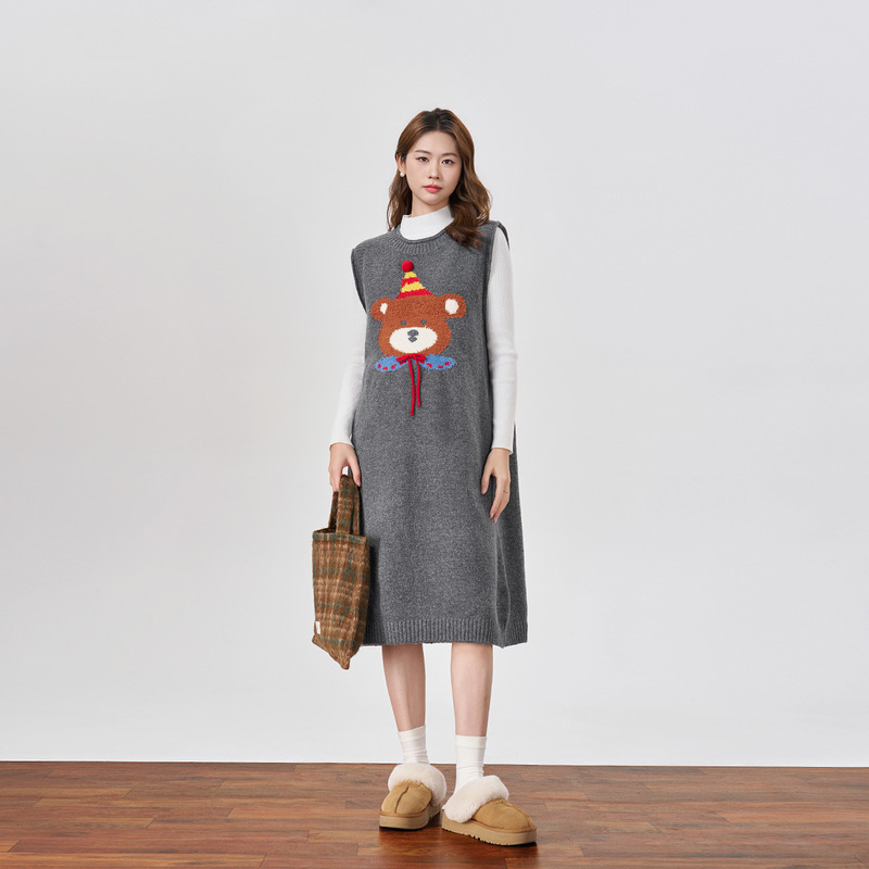 Christmas Maternity Wear Spring and Autumn 2025 New Cute Knitted Vest Dress Petite Vest Dress Christmas Maternity Wear Spring and Autumn 2025 New Cute Knitted Vest Dress Petite Vest Dress