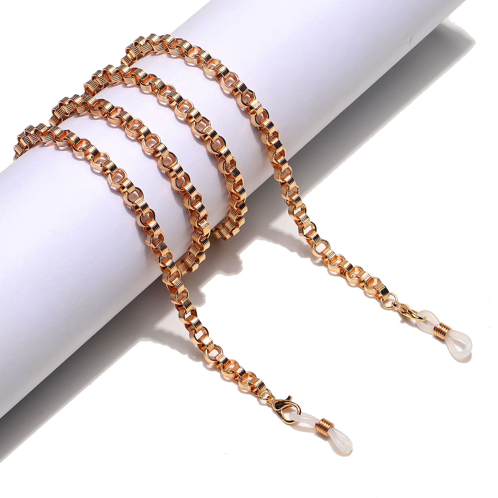 20g Weight Metal Material Fashion Simple Color Retention Golden Metal Glasses Chain 4