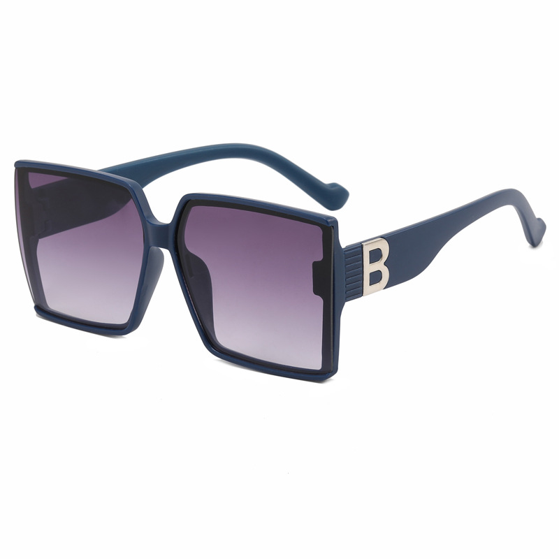 Large frame square UV protection sunglasses wholesale trend 2024 new ladies sunglasses fashion casual glasses men