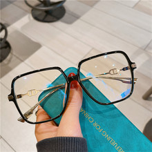 新款小紅書同款TR眼鏡框女素顏復古防藍光眼鏡平光黑框眼鏡架男