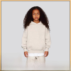 2022 FOG New Collection Double-Track Essentials 8th Season High Street Flocked Hoodie for Kids Trend Brand